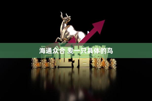 海通众合 爱一只具体的鸟