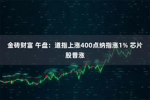 金砖财富 午盘：道指上涨400点纳指涨1% 芯片股普涨